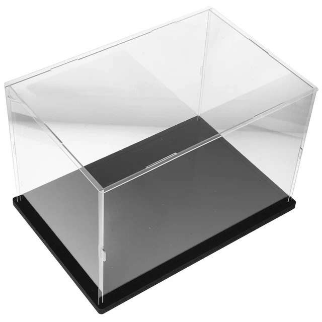 Vetrina figure, scatola da collezione, scatola portaoggetti acrilico, supporto display trasparente