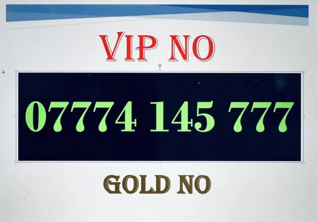 Gold Sim Number Easy Vip Memorable Mobile Phone Number Diamond Platinum 777 777