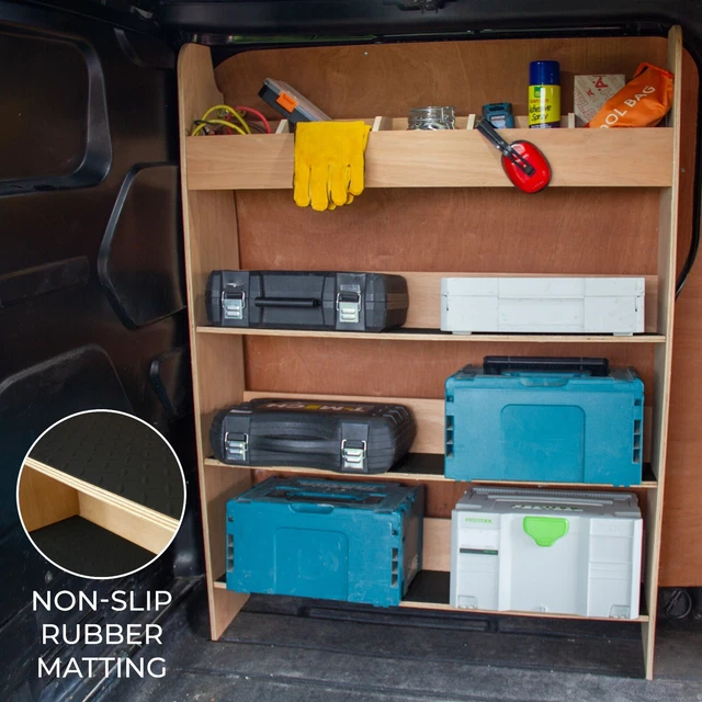 VAN RACKING FORD Transit Custom SWB Plywood Toolbox Storage Rack