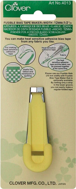 Clover Fusible Bias Tape Maker-1/2" -4013C