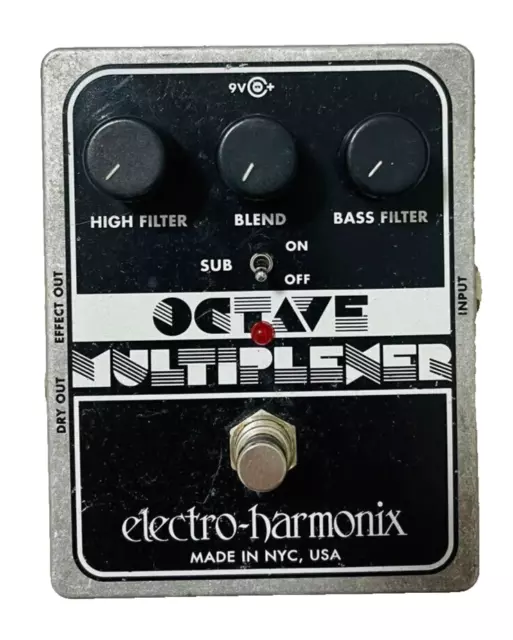 Electro-harmonix OCTAVE Multiplexer Guitar Pedal Used Working From Japan