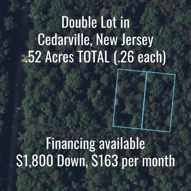 Double Lot in Cedarville, NJ