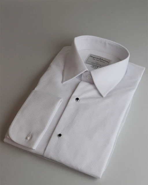 Camicia abito da sera Simpson & Ruxton Marcella vestibilità regolare/collare fantasia