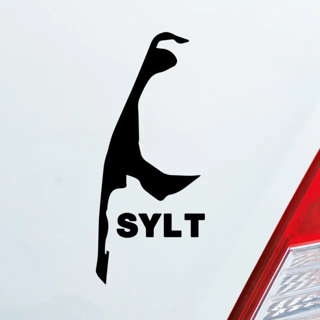 Sylt Spaß Insel Luxus Germany Deutschland Auto Aufkleber Sticker Heckscheibenauf