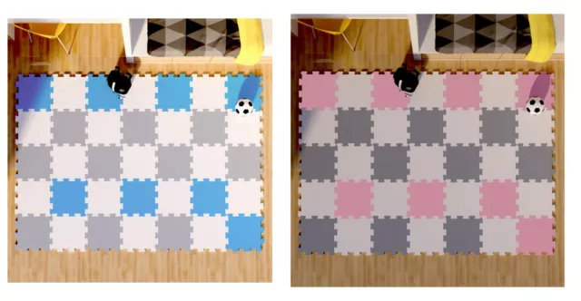 INTERLOCKING SOFT FOAM Play Mats For Children Baby Play Room