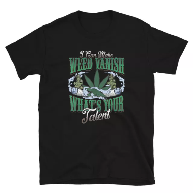 Vanish Funny Weed Cannabis Marijuana Lovers 420 Stoner Hippie Gift T-Shirt