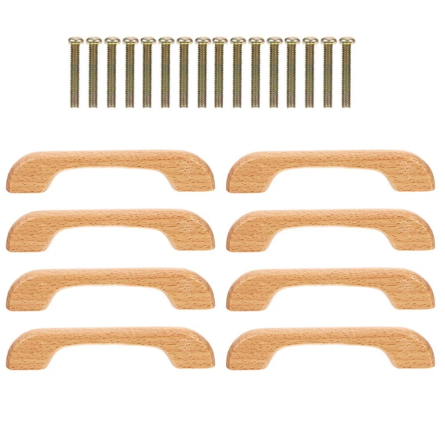 8 pièces boutons pour tiroirs commode poignées d'armoire de cuisine armoire bois tire bois 3