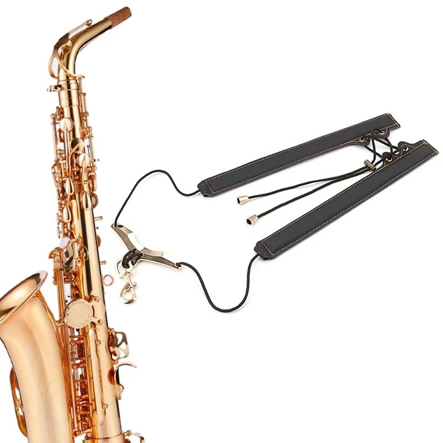 EIHI Harnais Pour Saxophone - Sangle De Cou Réglable - Pour Sax Alto, Ténor, Soprano - Confortable Et Léger