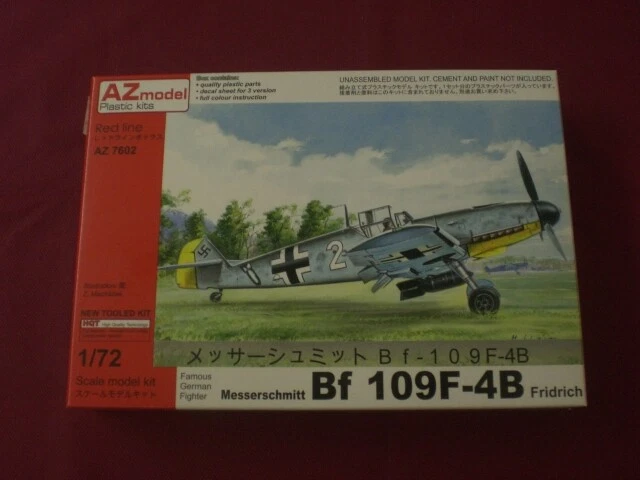 Messerschmitt Bf 109F-4B Fridrich - SCALA 1/72 AZ Model