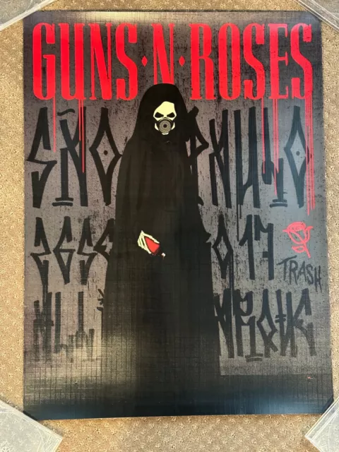 Guns N Roses - Sao Paulo Brazil - Rare Tour  Lithograph /  Poster - 2017