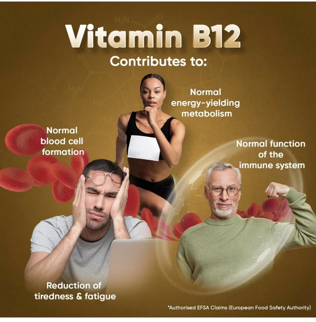 VITAMIN B12 TABLETS 1000mcg 450 Vegan Tablets High Strength