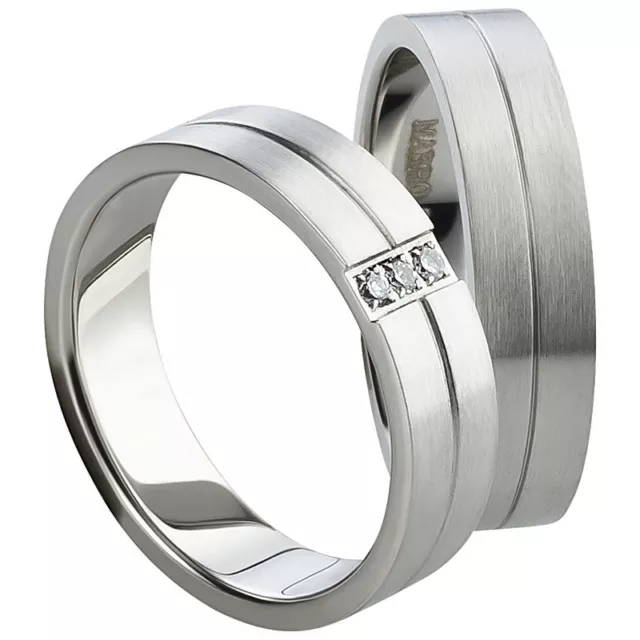 Anneau D'Amitié Bague de Couple Fiançailles Titan Gravure Argent + Mini Ponceuse