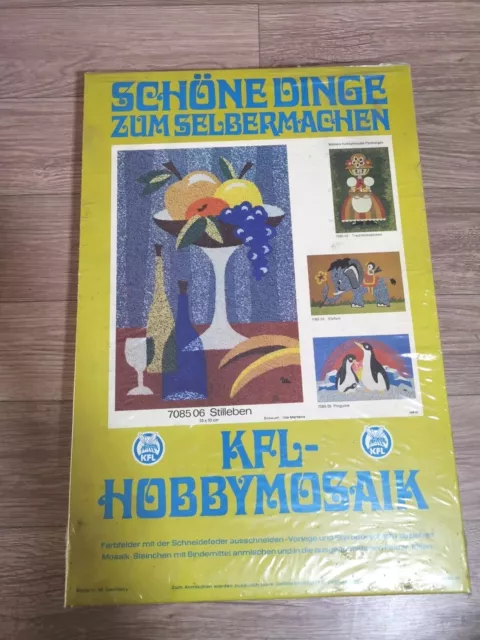 Alte Hobbymosaik Steine Schöne Dinge zum selbermachen Stilleben 708506 33x50cm