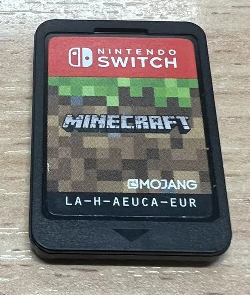 Minecraft switch shop game case