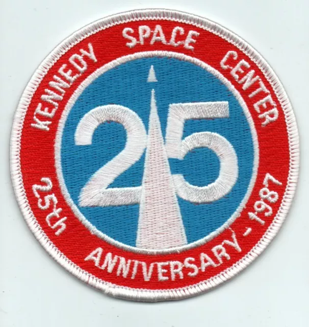 KENNEDY Space Center 25th Anniversary 1987 3 1/2" Patch