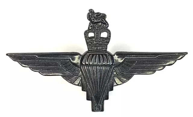 Parachute Regiment Black Beret Cap Badge 68x40mm (F2)