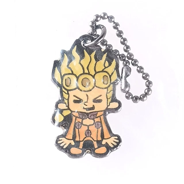Redcherry Portachiavi Jojo's Bizarre Adventure | Metallo | Ciondolo Anime Giapponese 3cm | Regalo Fan