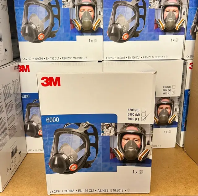 3M 6900 Large Full Face Respirator Mask BRAND NEW - Expiry 2028