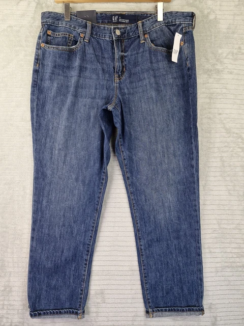 GAP WOMENS SEXY Boyfriend Jeans Size UK 16R Relaxed Hip Slim Leg BNWT 22.99 PicClick UK