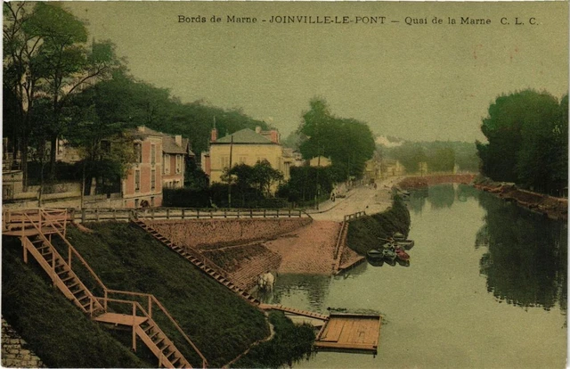 CPA AK JOINVILLE-le-PONT Bords de Marne Quai de la Marne (671957)