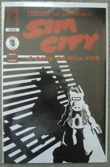 Cerebus-Sim City-A Dave To Kill #1/One Shot..dave Sim.aardvark 2019 1St Print.nm