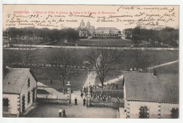 SILVERAN - Orn - CPA 61 - the Field of Manoeuvres - Military - Barracks