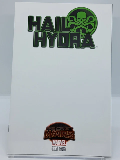 HAIL HYDRA #1 NM Secret Wars Blank Sketch Variant Cover - MARVEL 2015