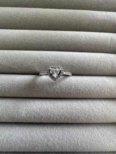 Pandora ring Diamond heart