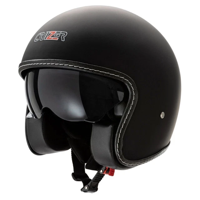 Casco Moto Jet Doppia Visiera BHR 709 Double Nero Opaco Vendita Online
