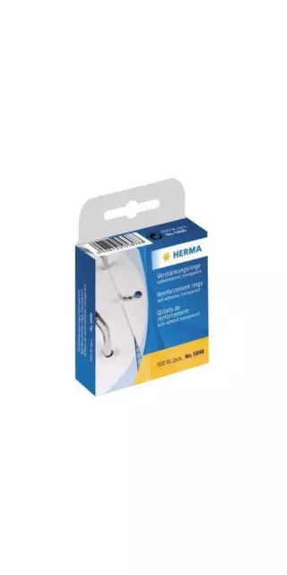 HERMA Lochverstärkungsringe 12mm transparent 500 St./Pack. 12mm transparent 5...