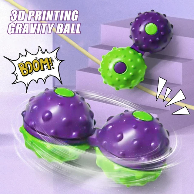 Finger Spin Massage Ball Toy Conjoined Fingertip Spinning Training Exercise Ball