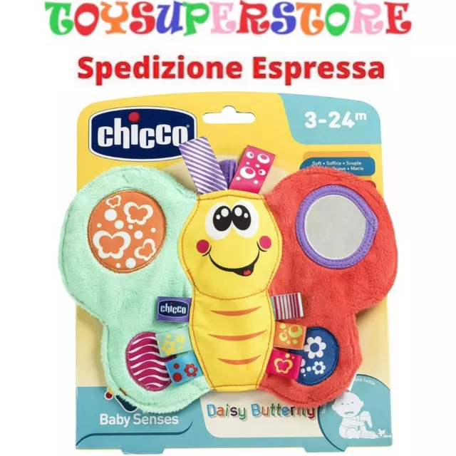 Gioco Sensoriale Bambini 3-24 Mesi Learning Daisy Farfalla Tattile Chicco