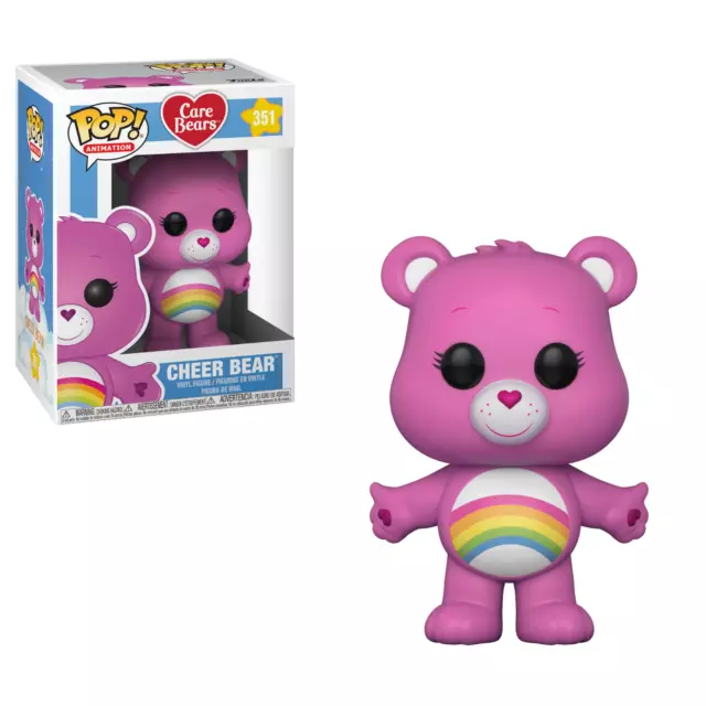 Funko Pop! Animation 351 Care Bears Cheer Bear Pop Vinyl Figure FU26698