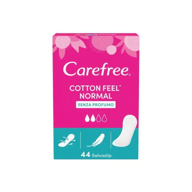 Carefree cotton salvaslip 44pz