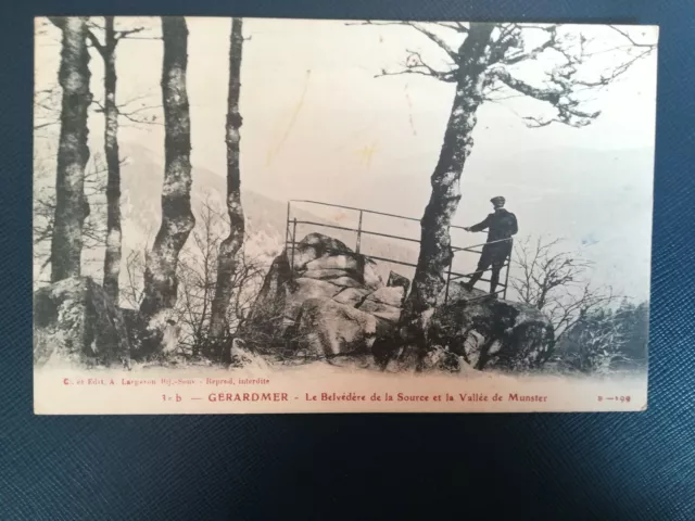 CPA 88 GERARDMER - The Belvedere of Source and Munster Valley
