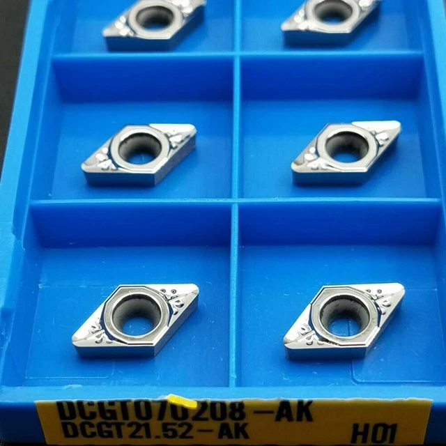 10 Stück DCGT070208-AK H01 DCGT21.52 Drehmaschinen Drehwerkzeuge Für Aluminium