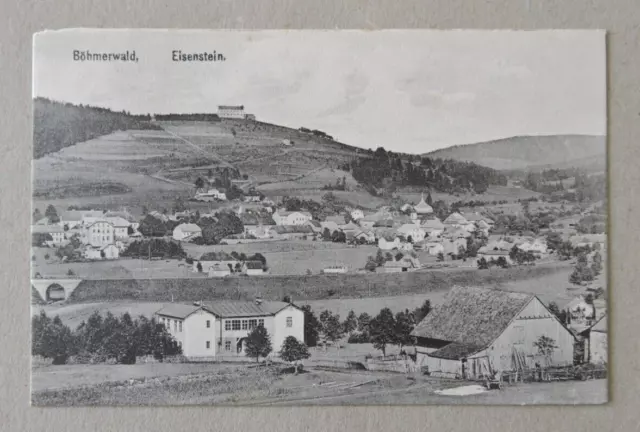 orig. AK Eisenstein Železná Ruda Klatovy Böhmerwald Tschechien gel.