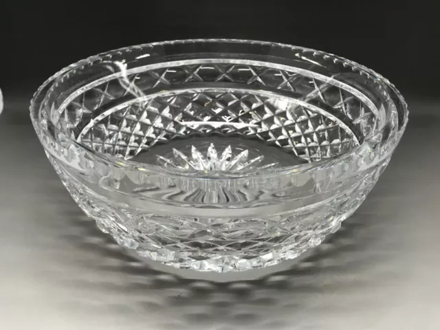 Lovely Large Crystal / Cut Glass Bowl. Unknown Maker.