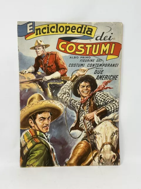 Album Figurine Enciclopedia Dei Costumi Ed. Universo + Set 120 Figurine
