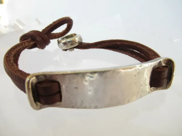 James Avery leather bracelet | Leather bracelet, Leather, James avery
