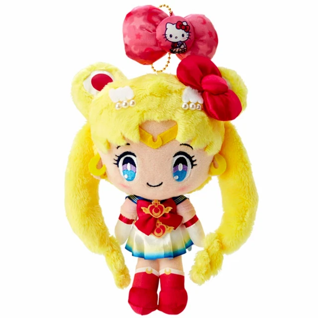 PELUCHE PORTE MASCOTTE Sailor Moon Eternal x Sanrio Hello Kitty Super ...