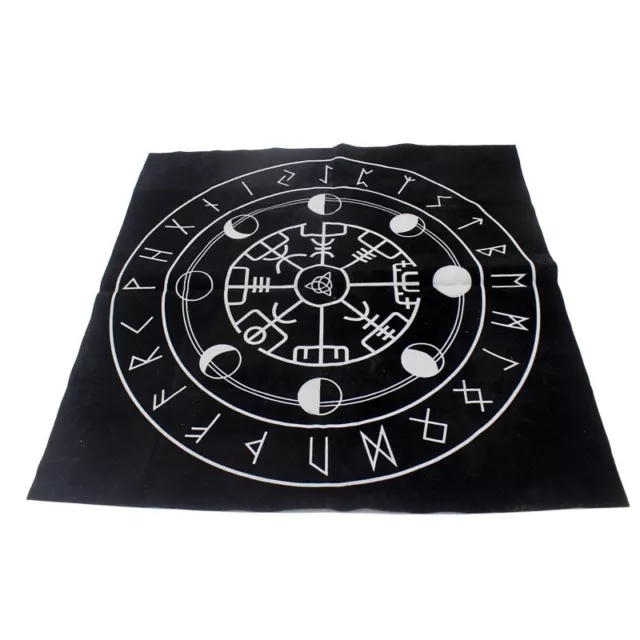 Altar Tarot Karten Tischdecke Tuch Pentagramm Weissagung Heidnisch Wicca Samt