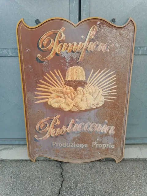 insegna vintage Panificio Pasticceria produzione propria