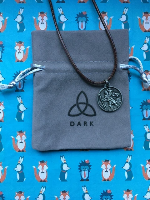 Oidea Collana da uomo: medaglia di San Cristoforo, da viaggio, in