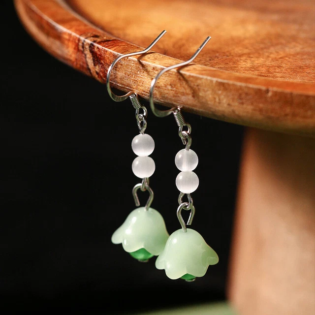 Chinese Style Elegant Earrings Simple National Style Handmade Earrings Craft