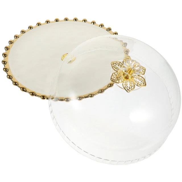 Contenitore Rotondo Per Torte Con Coperchio E Maniglia – Portatorta In Plastica Blu