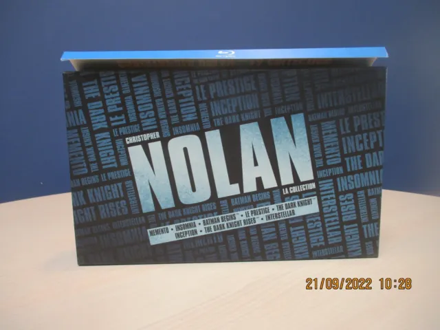 Coffret Collector Christopher Nolan - la Collection DVD Blu-Ray 13 Disques