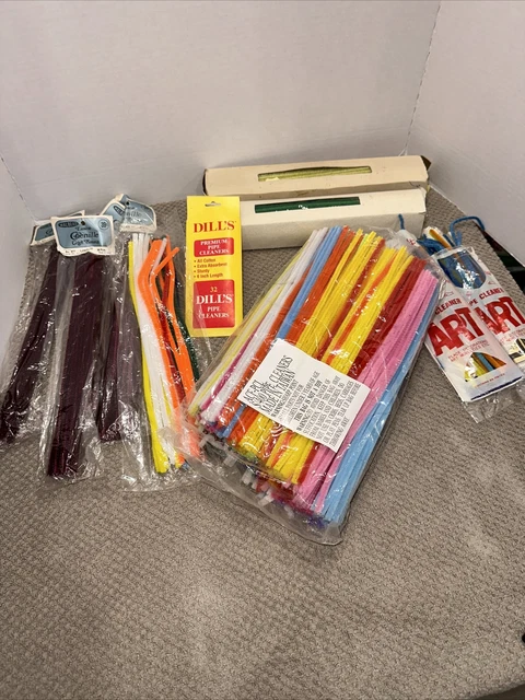 Limpiadores de tuberías de color vintage surtidos para proyectos de arte y artesanía hágalo usted mismo - 500 ++
