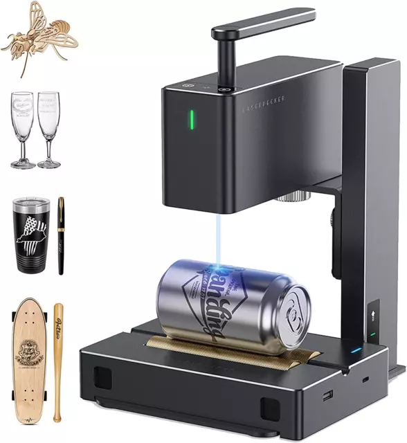 LaserPecker 2(Pro) Laser Engraver 60W Laser Engraving Machine Handheld+ Case