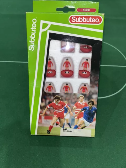 Subbuteo Mp Lw 649 Belgium Mint  Team In Mint Box With Original Ref